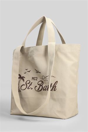 Borsa Da Spiaggia Essenziale In Cotone Essential MC2 SAINT BARTH | Borsa | EBEC00107796L